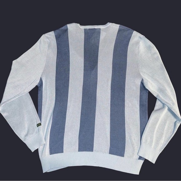 Knickerbocker blue striped Vertigo cardigan - Picture 2 of 6